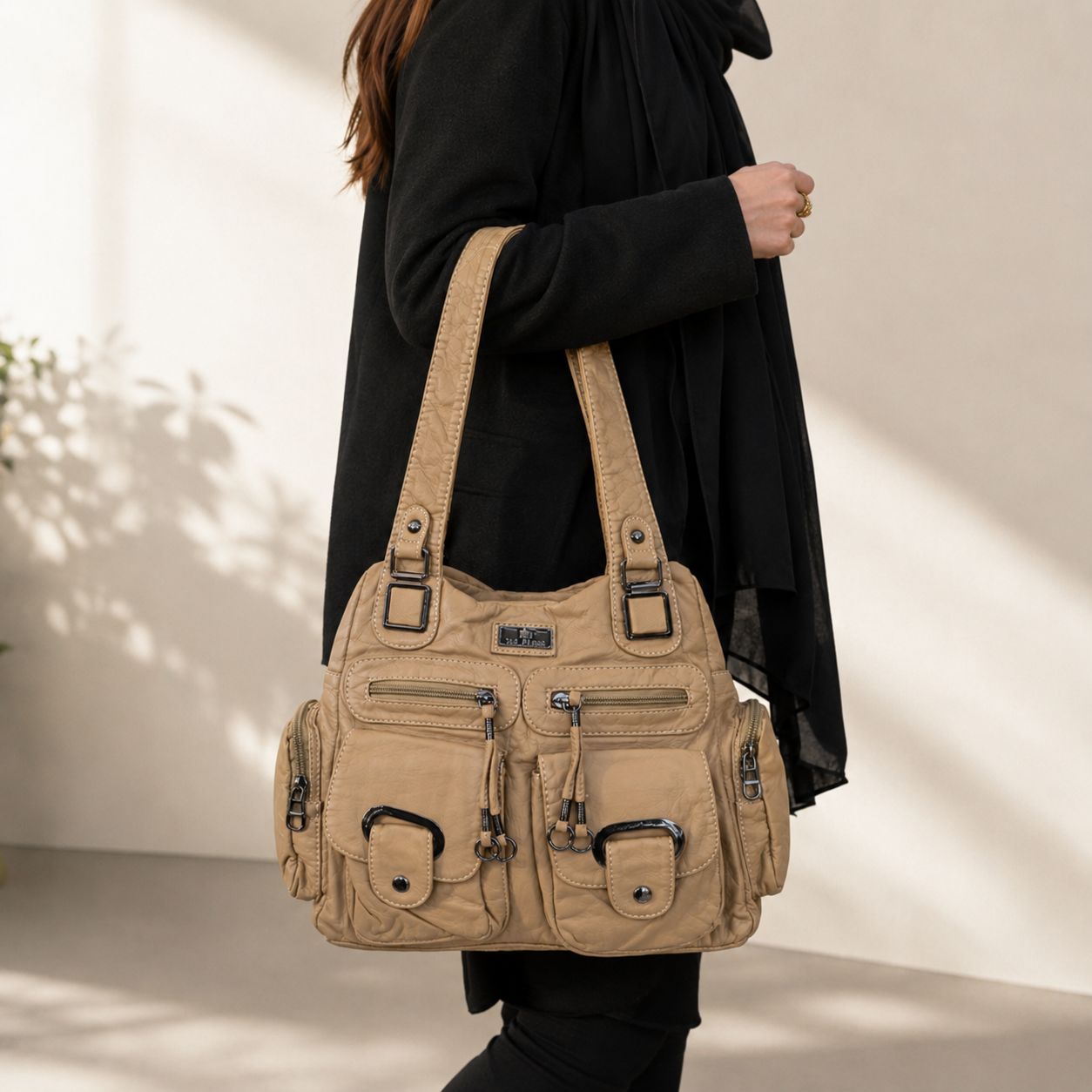 کیف چرم شسته وارداتی برند اولدفرند کد 96608