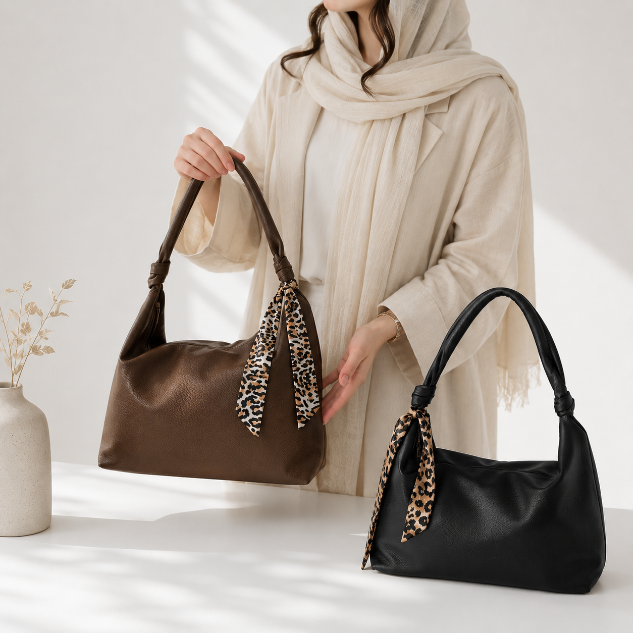 کیف تک بند گره ای شال آویز کد ۷۰۹