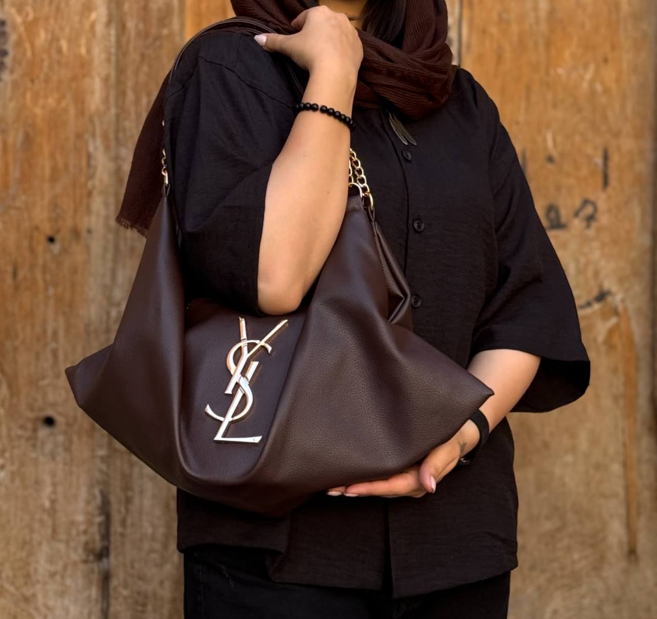 کیف دوبند طرح ysl سایز بزرگ کد ۹۰۲